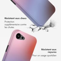 Selencia Coque arrière Vivid avec MagSafe Apple iPhone 16e - Gradient Soft Blush