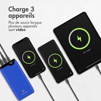 imoshion Batterie externe - 20.000 mAh - Quick Charge et Power Delivery - Bleu cobalt