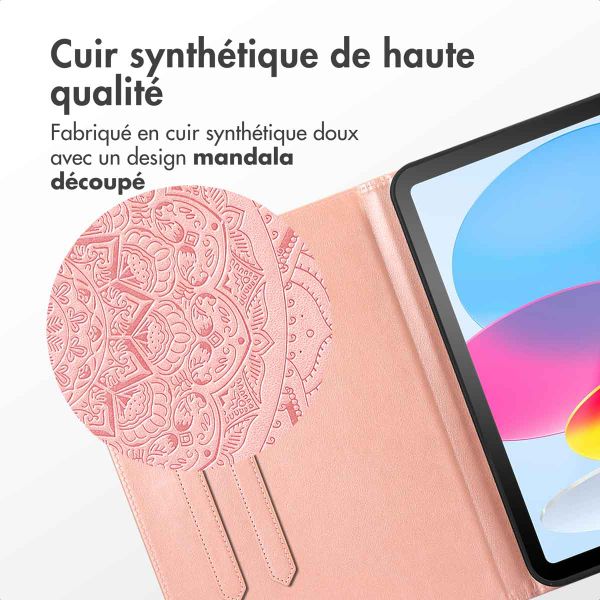 imoshion Coque tablette Apple iPad Air 11 pouces (2025) M3 / (2024) M2 / Air 5 (2022) / Air 4 (2020) - Rose Gold