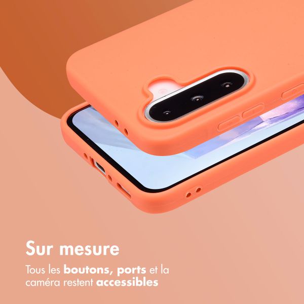 imoshion Coque Couleur Samsung Galaxy A36 / A56 - Apricot Crush Orange