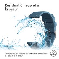 imoshion Bracelet en silicone - Connexion universelle de 22 mm - Bleu