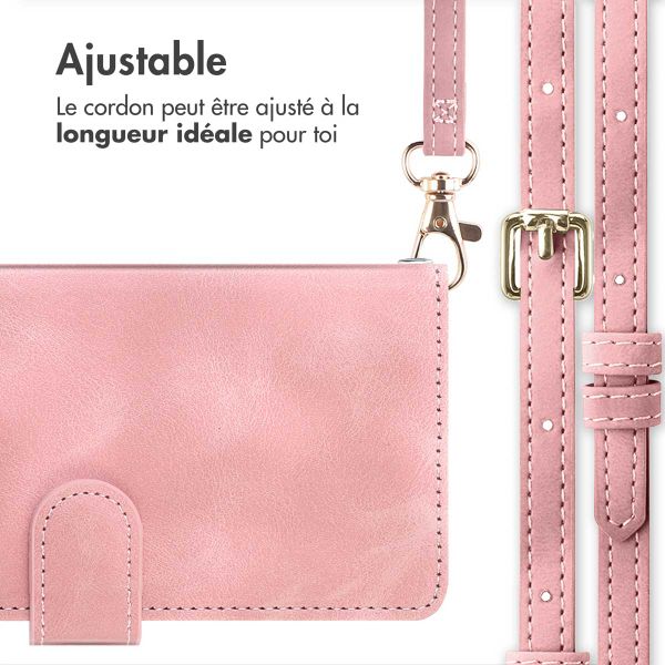 imoshion Etui de télephone portefeuille avec cordon Samsung Galaxy A17 (5G) - Rose