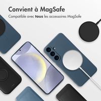 imoshion Coque Couleur avec MagSafe Samsung Galaxy S25 Plus - Bleu foncé