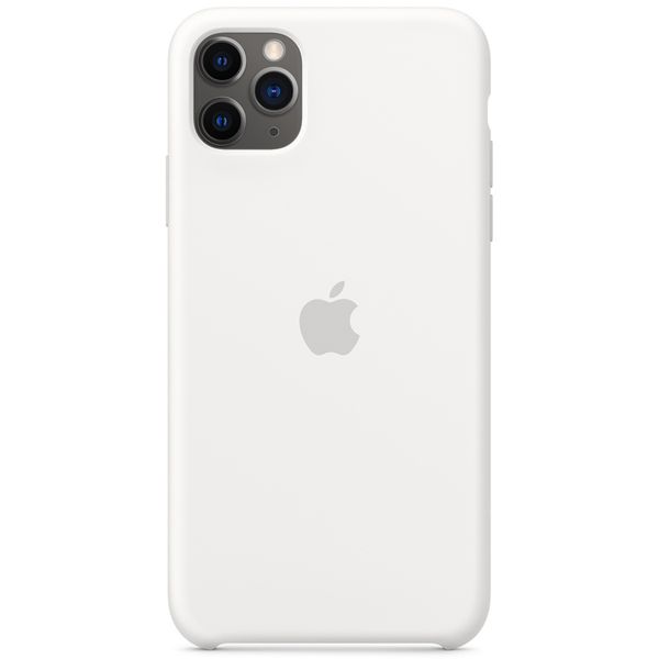 Apple Coque en silicone iPhone 11 Pro Max - Blanc