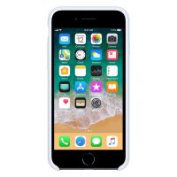 Apple Coque en silicone Apple iPhone SE (2022 / 2020) / 8 / 7 - Sky Blue