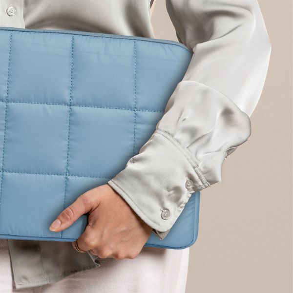 Selencia Pochette ordinateur Puffy 15-16 pouces - Slate Blue