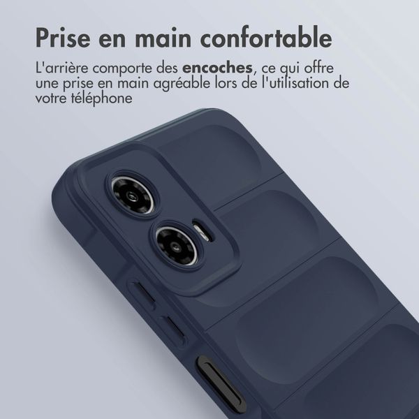 imoshion EasyGrip Backcover Motorola Moto G34 - Bleu foncé