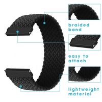 imoshion Bracelet en nylon tressé Amazfit GTS / BIP - Noir