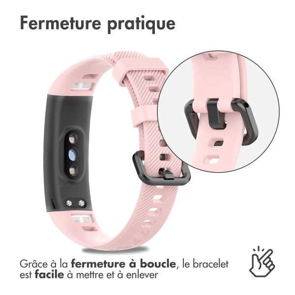 imoshion Bracelet en silicone Honor Band 4 - Rose