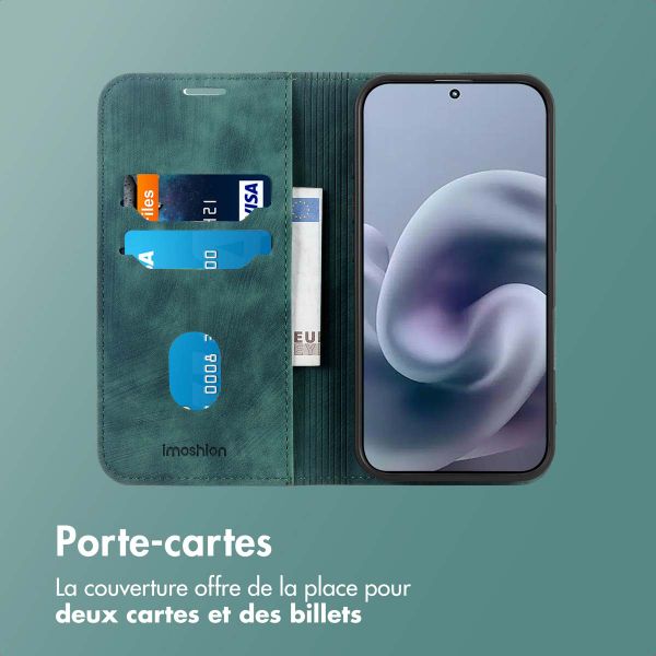 imoshion Étui de téléphone portefeuille Slim Motorola Moto G86 Power - Vert