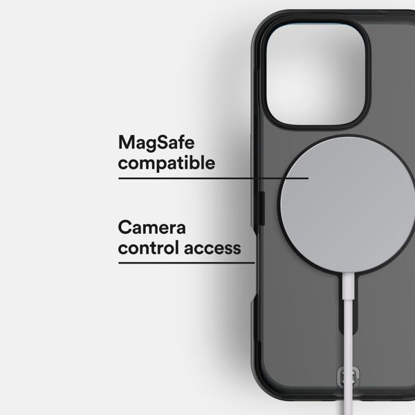 BodyGuardz Coque Ace Pro MagSafe Apple iPhone 16 Pro - Smoke / Black