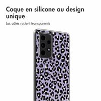 imoshion Coque Design Samsung Galaxy A52(s) (5G/4G) - Leopard Lilac