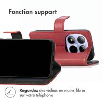 imoshion Étui de télephone portefeuille de luxe Xiaomi Redmi Note 15 Pro (4G) - Bordeaux