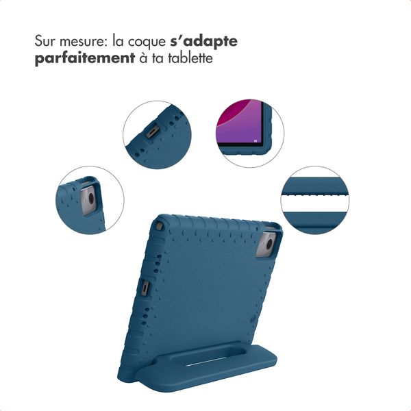imoshion Coque kidsproof avec poignée Lenovo Tab M11 - Bleu foncé