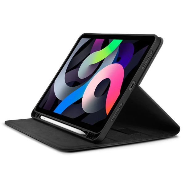 Spigen Coque tablette Liquid Air Folio iPad Air 11 pouces (2024) M2 / Air 5 (2022) / Air 4 (2020) - Black