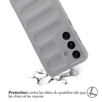 imoshion Coque arrière EasyGrip Samsung Galaxy S24 Plus - Gris