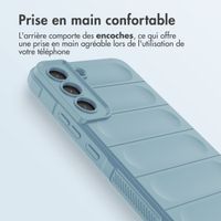 imoshion Coque arrière EasyGrip Samsung Galaxy S22 - Bleu clair