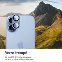 imoshion Protection Caméra en verre trempé 2 Pack Apple Apple iPhone 17 - Mist Blue
