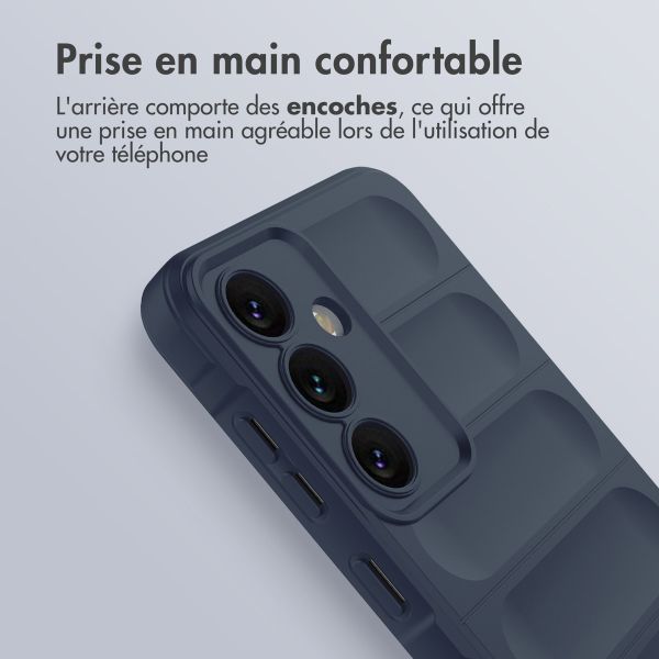 imoshion Coque arrière EasyGrip Samsung Galaxy S24 Plus - Bleu foncé