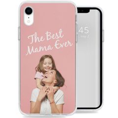 Concevez votre propre coque en gel Apple iPhone Xr - Transparent