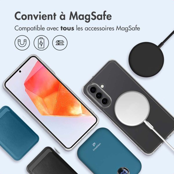 imoshion Coque arrière de protection avec MagSafe Samsung Galaxy A26 - Transparent
