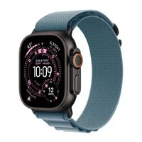 Apple Bracelet Alpine Loop Apple Watch Series 1 - 11 / SE / Ultra (44/45/46/49 mm) - Taille L - Light Blue / Black Titanium