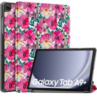 imoshion Coque tablette Design Samsung Galaxy Tab A9 Plus - Floral Water Color