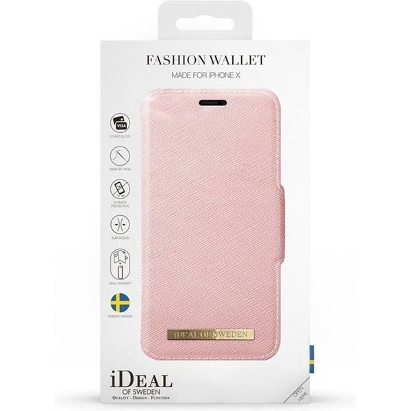 iDeal of Sweden Fashion Wallet iPhone Xs / X - Rose