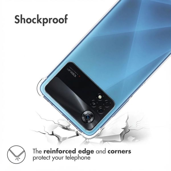 imoshion Shockproof Case Xiaomi Poco X4 Pro 5G - Transparent
