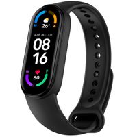 imoshion Bracelet sport en silicone Xiaomi Mi Band 5 / 6 - Noir