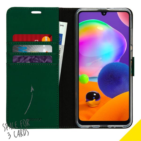 Accezz Étui de téléphone Wallet Samsung Galaxy A31 - Vert