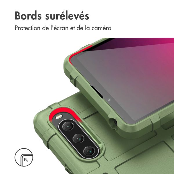 imoshion Coque Arrière Rugged Shield Sony Xperia 10 V - Vert