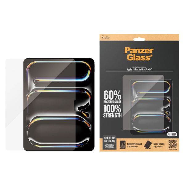 PanzerGlass Ultra Wide Fit Protection d'écran Apple iPad Pro 13 (2025) M5 / (2024) M4 / Air 13 pouces (2025) M3 / (2024) M2