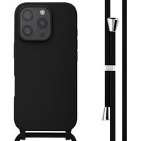 imoshion Coque en silicone avec cordon iPhone 16 Pro - Noir