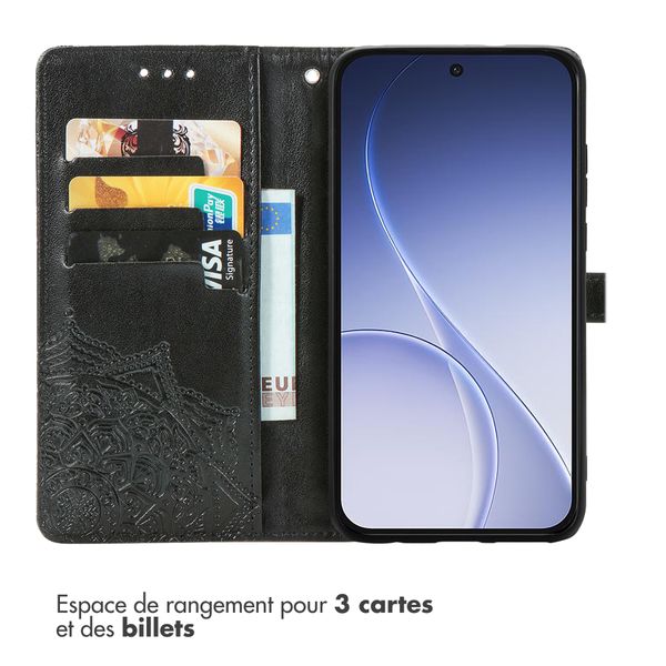 imoshion Etui de télephone Mandala Oppo Reno15 (5G) - Noir