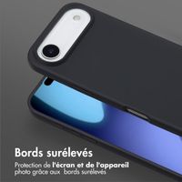 Selencia Coque silicone avec cordon amovible Apple iPhone Air - Noir
