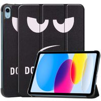 imoshion Coque tablette Trifold iPad 11 (2025) 11 pouces / iPad 10 (2022) 10.9 pouces - Don't touch