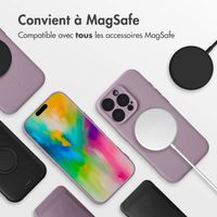 imoshion Coque Couleur avec MagSafe Apple iPhone 16 Pro - Violet