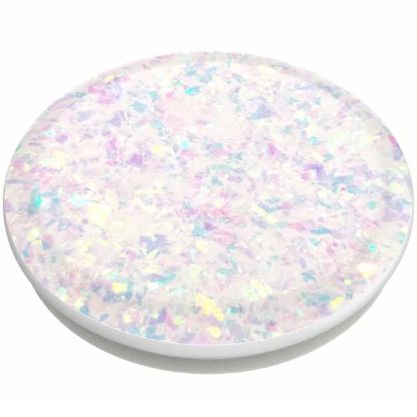 PopSockets Luxe PopGrip - Amovible - Iridescent Confetti White