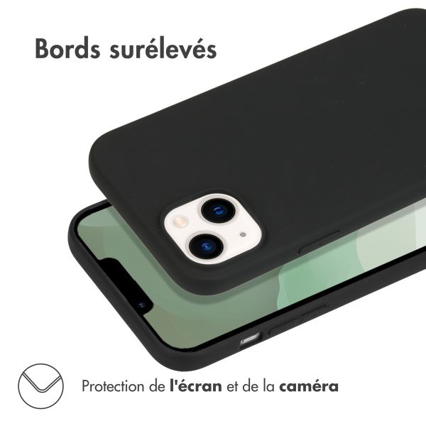 imoshion Coque Couleur iPhone 14 Plus - Noir