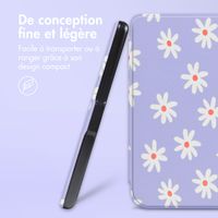 imoshion Design Slim Hard Case Sleepcover Pocketbook Touch Lux 5 / HD 3 / Basic Lux 4 / Vivlio Lux 5 - Flowers Distance