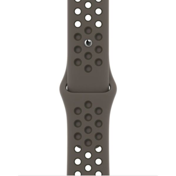 Apple Nike Sport Band Apple Watch Series 1 á 9 / SE (38/40/41 mm) | Series 10 (42 mm) - Olive Gray/Cargo Khaki