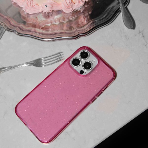 Holdit Coque Pailletée Apple iPhone 12 (Pro) - Rose