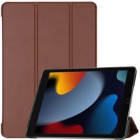 imoshion Coque tablette Trifold iPad 9 (2021) 10.2 pouces / iPad 8 (2020) 10.2 pouces / iPad 7 (2019) 10.2 pouces - Brun