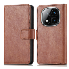 imoshion Étui de télephone portefeuille de luxe Xiaomi Poco X7 - Marron