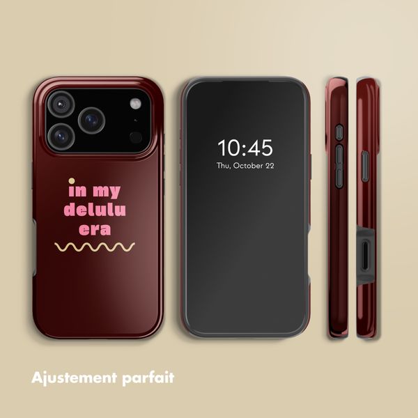 Selencia Coque arrière Vivid avec MagSafe Apple iPhone 17 Pro - Delulu