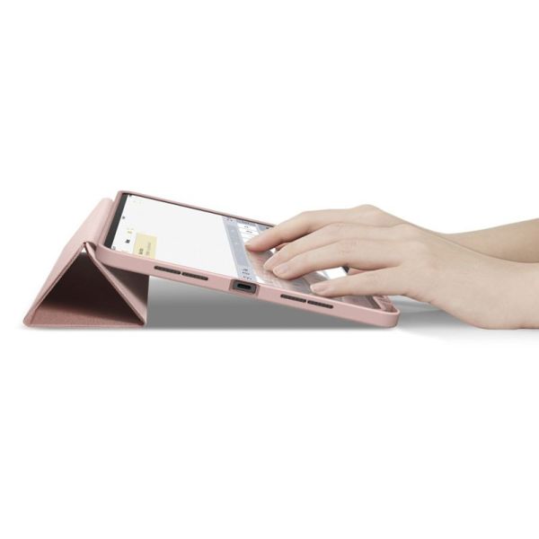 Spigen Coque tablette Urban Fit iPad Pro 11 (2024) M4 - Rose Dorée