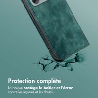 imoshion Étui de téléphone portefeuille Slim Motorola Moto G56 - Vert