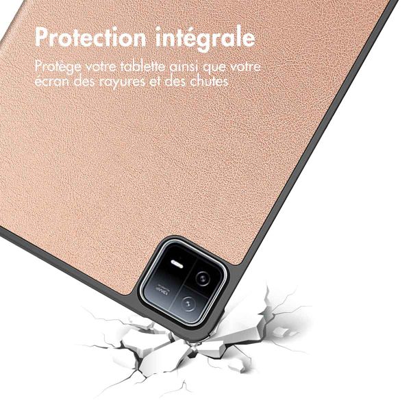 imoshion Coque tablette Trifold Xiaomi Pad 6 / 6 Pro - Rose Doré