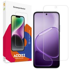 Accezz Protection d'écran en verre trempé Oppo A6x (4G/5G)